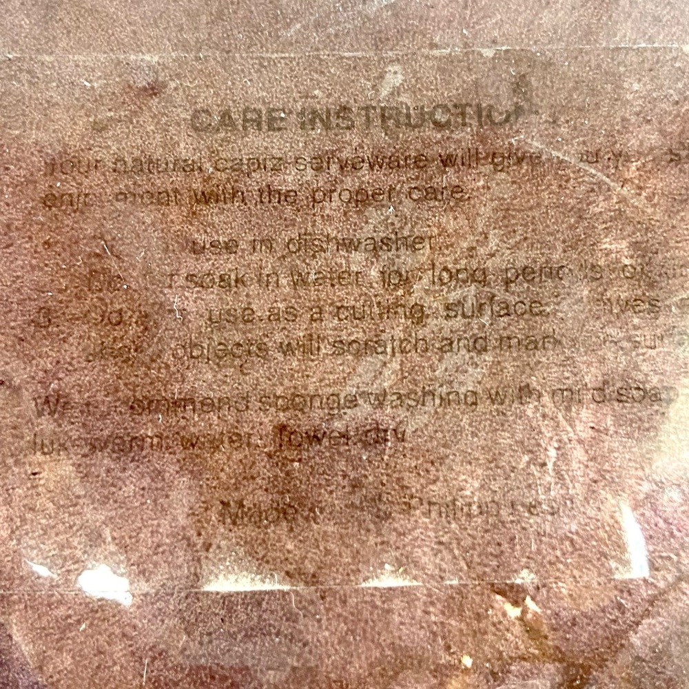 2 Z Gallerie Capiz Shell Bowls in Dark Amethyst - Picture 9 of 10